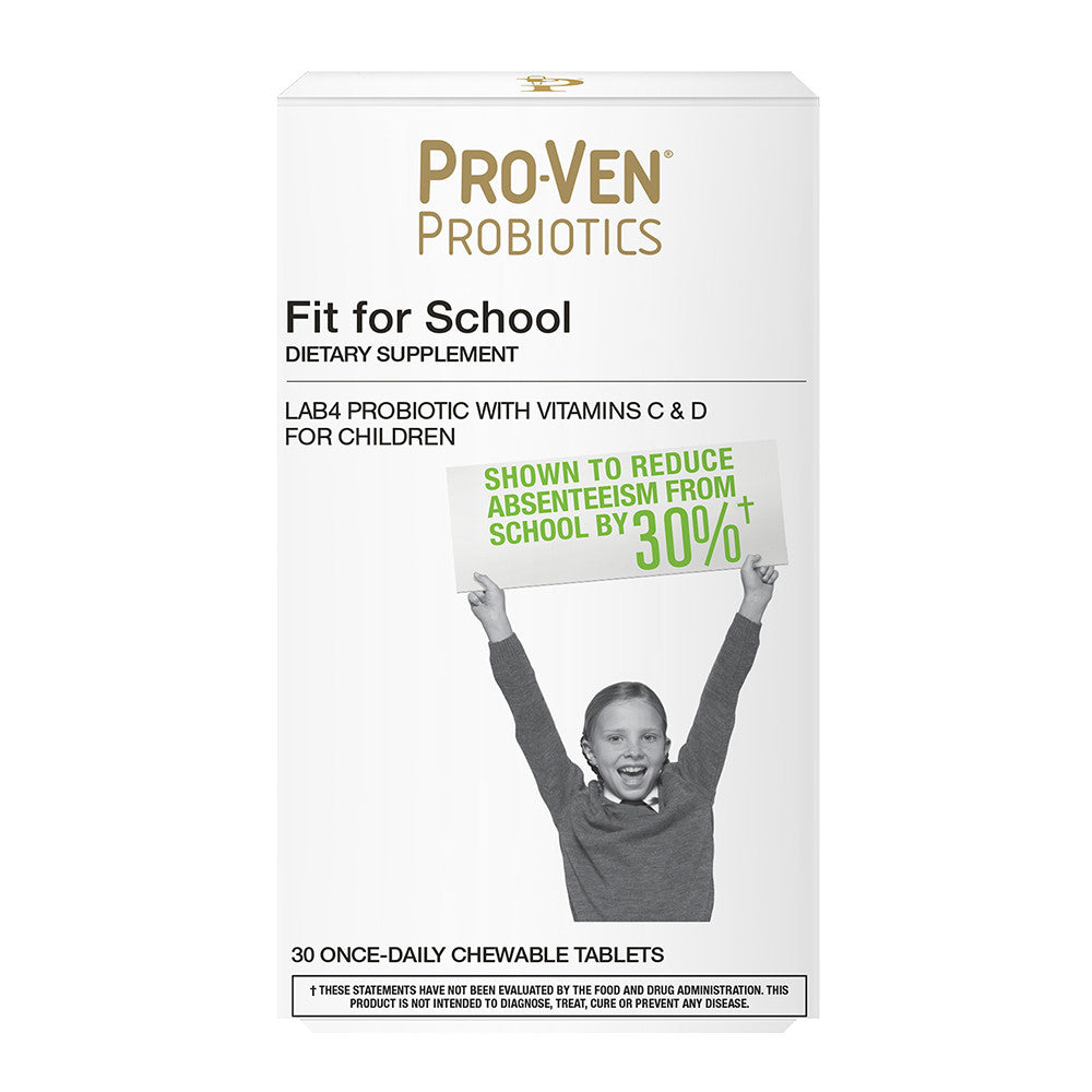 Pro Ven Probiotics Fit For School Chewable Tablets, 30 Ea
